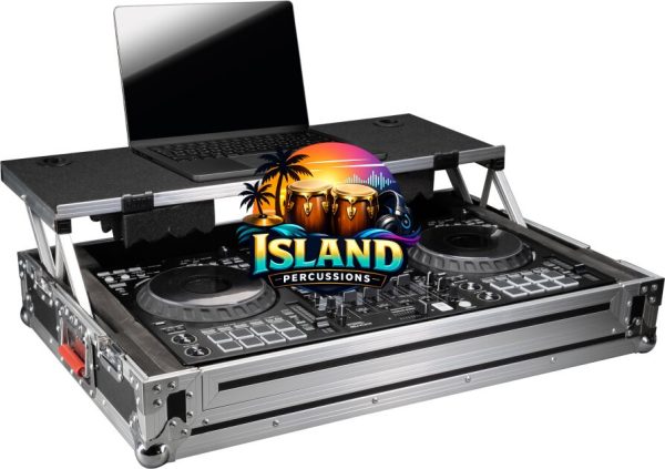 Gator GTOURDSPFLX10 Flight Case with Laptop Platform for DDJ-FLX10