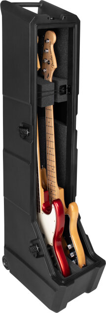 Gator GTR-MINIVAULT-B2 Mini Vault Case/Rack for Two Electric Basses
