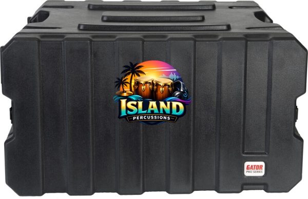 Gator Molded Audio Rack Case with Wheels (6-Unit, 19-Inch Depth)