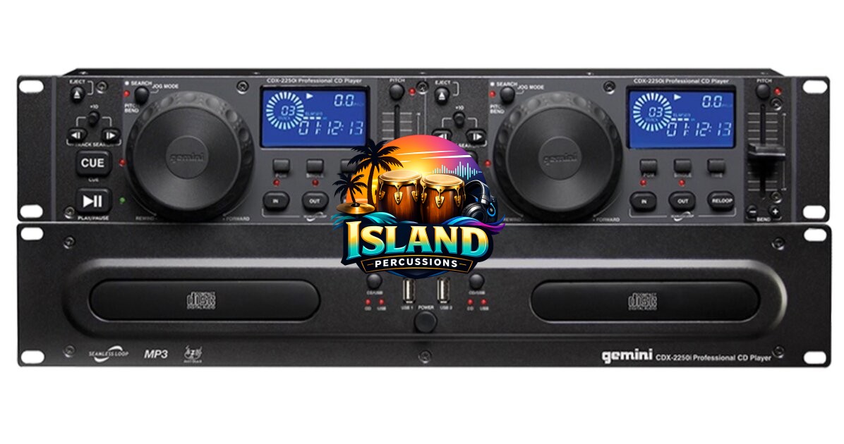 Gemini CDX-2250i Professional Rackmount Dual CD Player