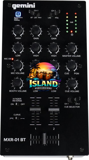Gemini MXR-01BT Bluetooth DJ Mixer