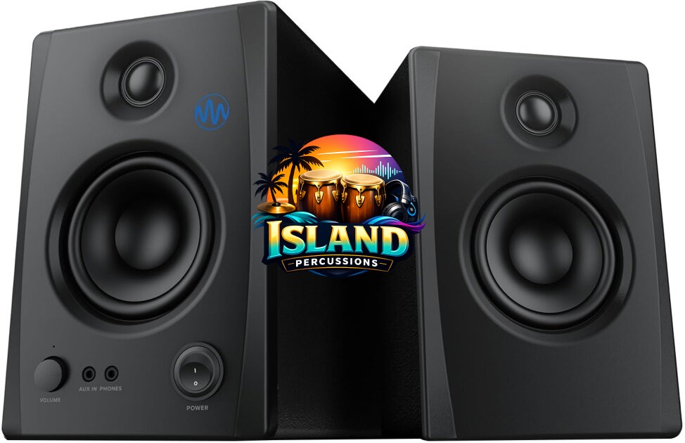 Gemini SMX-3BT Powered Bluetooth Studio Monitors