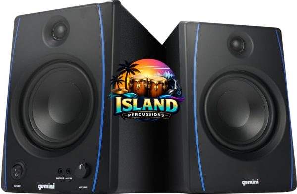 Gemini SMX-5BT Powered Bluetooth Studio Monitors