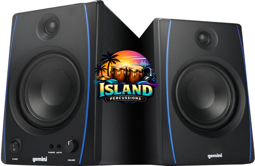 Gemini SMX-5BT Powered Bluetooth Studio Monitors
