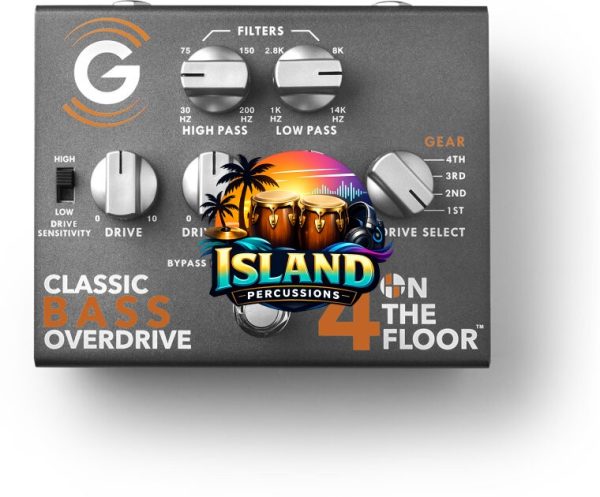 Genzler 4 on the Floor Classic Bass Guitar Overdrive Pedal