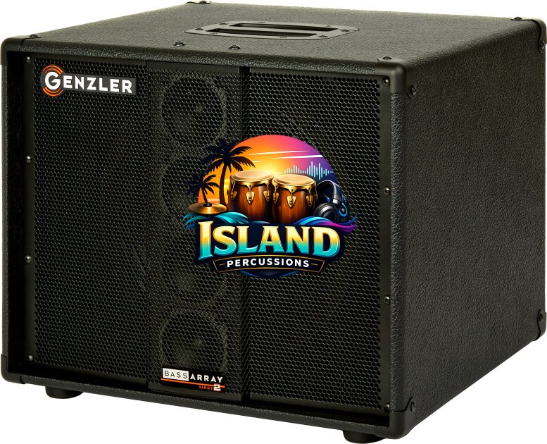 Genzler BA2-112-3STR Straight Bass Speaker Cabinet (400 Watts, 4x3" and 1x12")