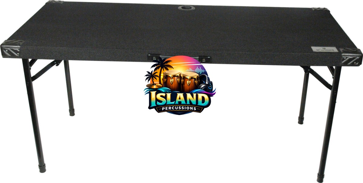 Grundorf AT-5422 Carpeted Folding DJ Table