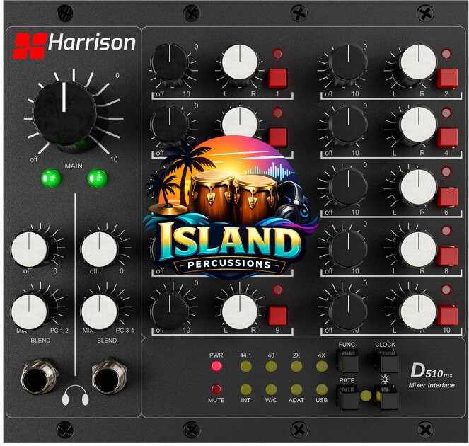 Harrison D510mx Mixer Interface Module for D510r 500 Series Chassis