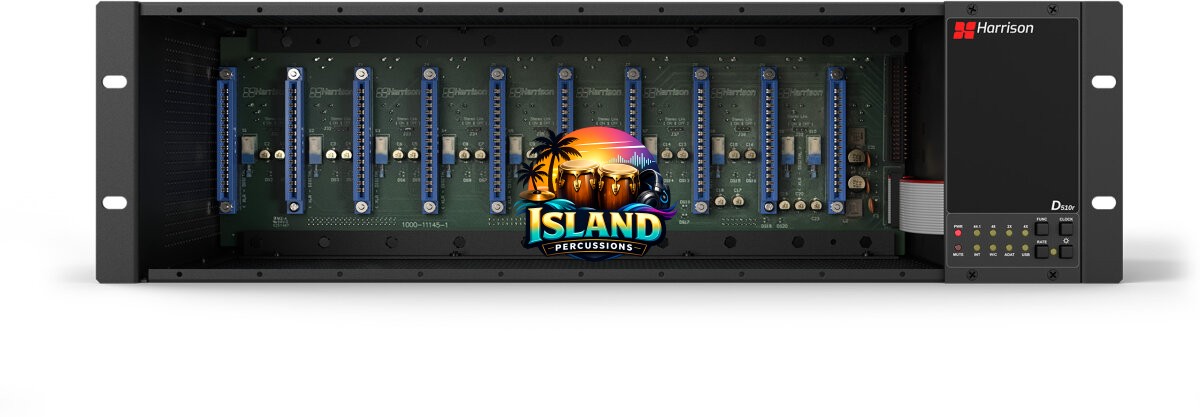 Harrison D510r 10-Slot 500-Series Rack