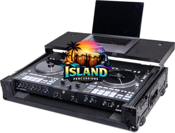 Headliner Black Flight Case for Rane System One with Wheels