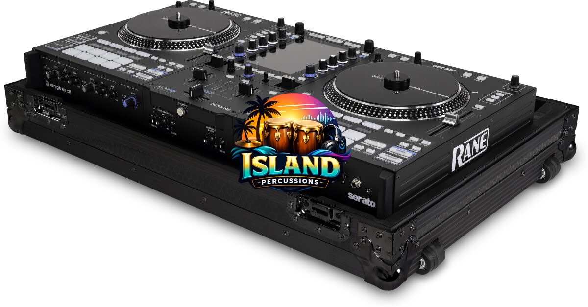 Headliner Black Low Profile Flight Case for Rane System One