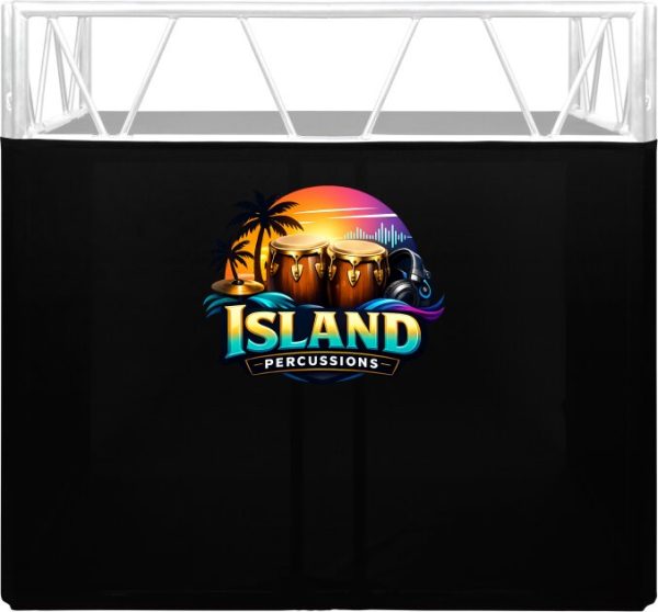 Headliner Indio DJ Booth Scrim