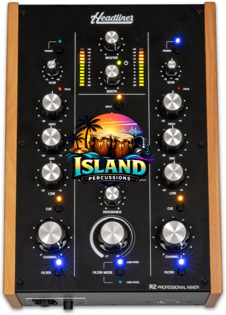 Headliner R2 2-Channel Rotary DJ Mixer