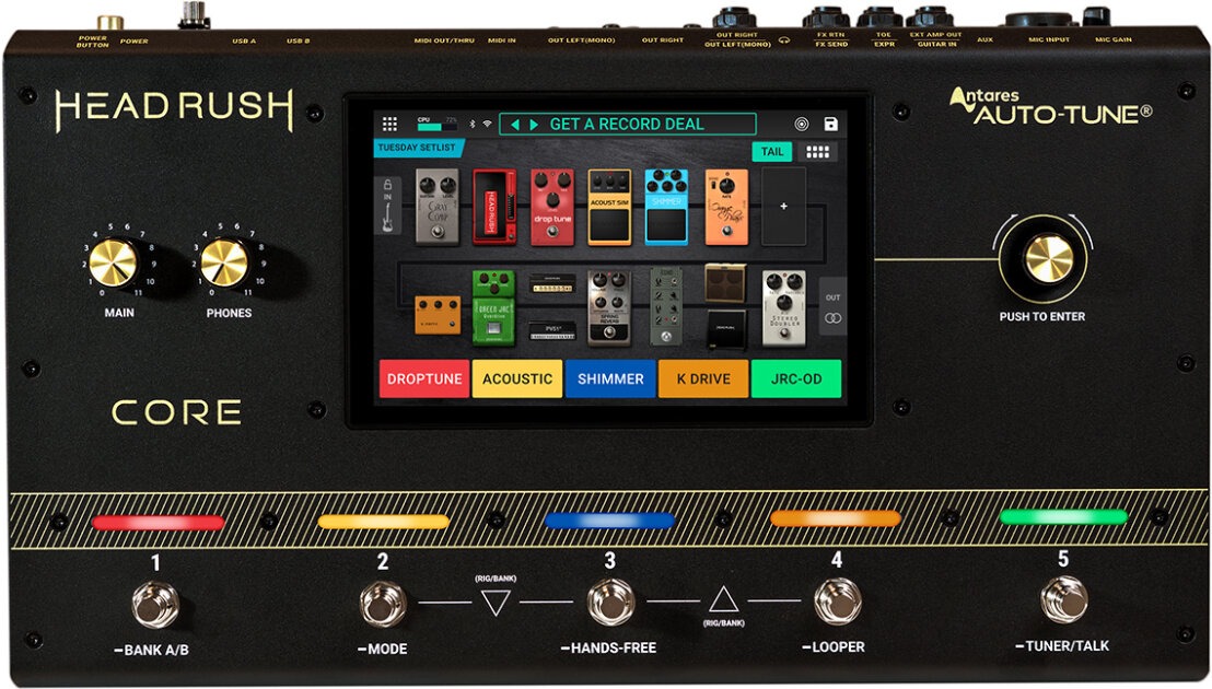 HeadRush Core Multi-FX Amp Modeler and Vocal Processor