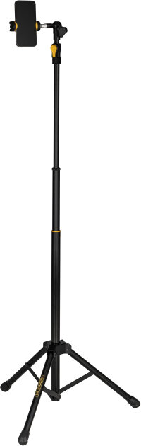 Hercules DG167B-FS1 Camera and Lighting Floor Stand with Smartphone Adapter