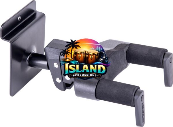 Hercules GSP39SB PLUS Auto Grip Guitar Hanger, Slat Wall Mount