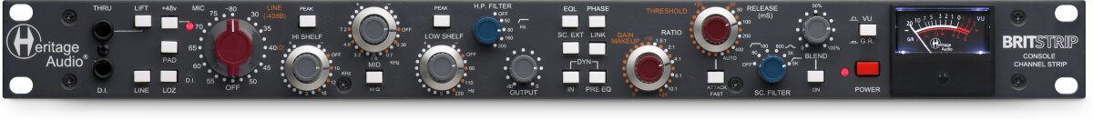 Heritage Audio BritStrip Microphone Channel Strip