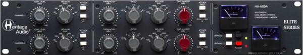 Heritage Audio HA-609A Dual Mono/Stereo Compressor