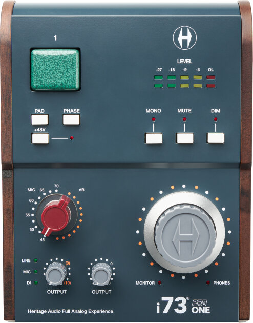 Heritage Audio i73 Pro One 2x4 USB Audio Interface