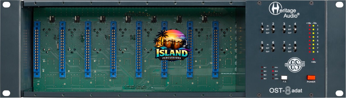 Heritage Audio OST-8 ADAT 500-Series Rack, 8-Slot