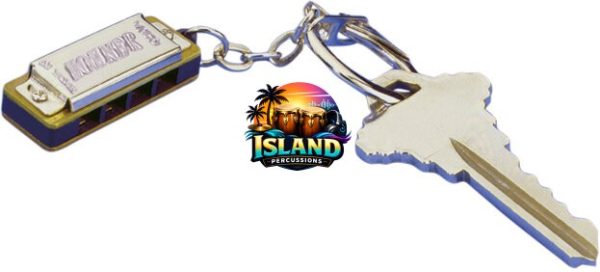 Hohner Miniature Harmonica Keychain