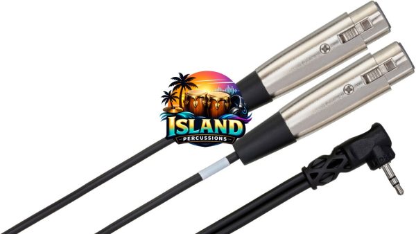 Hosa 1/8" to Dual XLR Female Stereo Breakout Cable