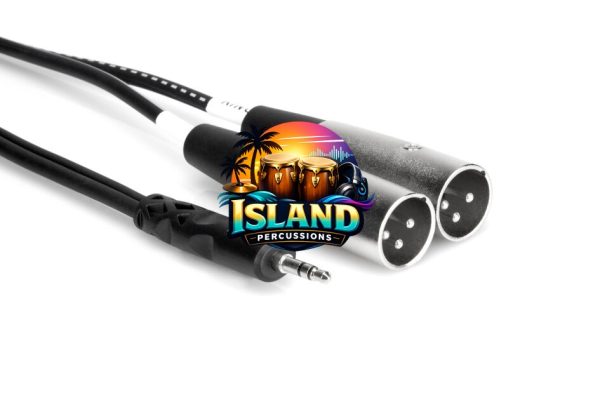 Hosa 1/8" to Dual XLR Male Stereo Breakout Cable