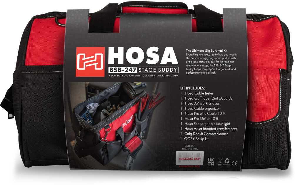 Hosa BSB-247 Stage Buddy Technicians Toolkit