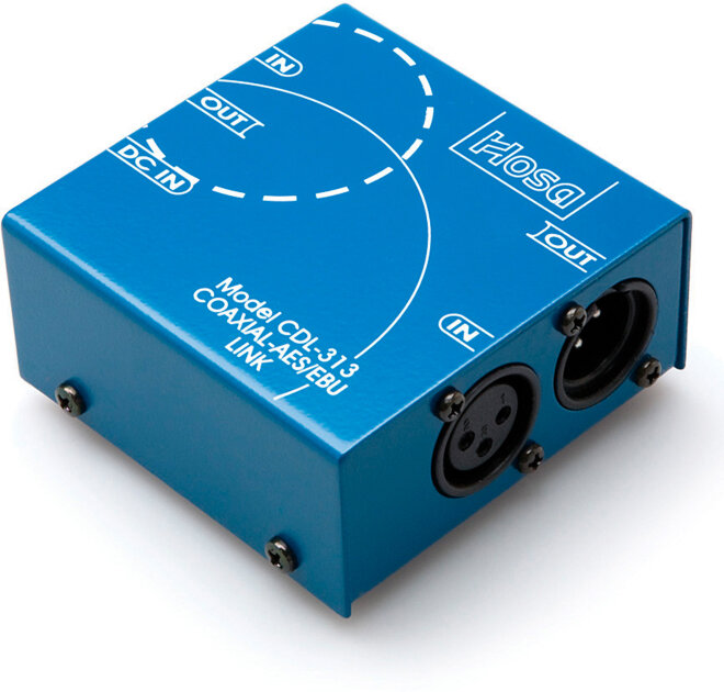 Hosa CDL-313 S/PDIF Coaxial to AES/EBU Digital Audio Interface