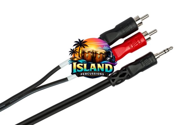 Hosa CMR-200 1/8" Stereo to Dual RCA Cable