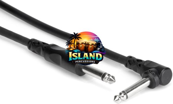 Hosa CPP-103R Unbalanced Interconnect Cable (with Right Angle)
