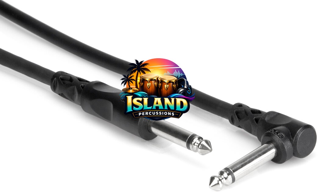 Hosa CPP-103R Unbalanced Interconnect Cable (with Right Angle)