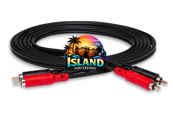 Hosa CRA-200 Nickel-Plated Dual Cable (Dual RCA to Dual RCA)