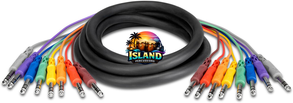 Hosa CSS-800 Balanced Snake (1/4" TRS to 1/4" TRS)