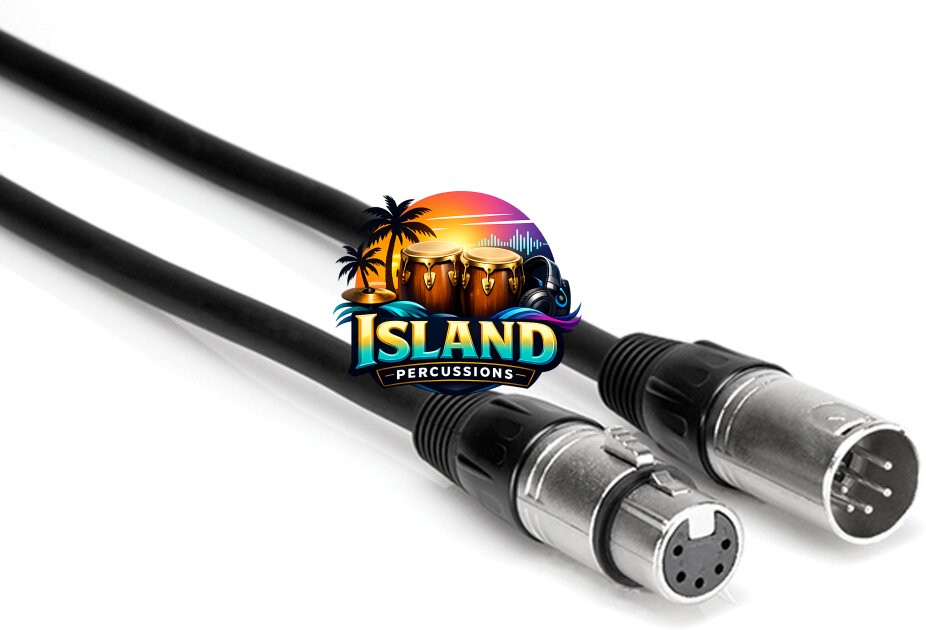 Hosa DMX-000 DMX512 4-Conductor XLR5-M to XLR5-F Cable