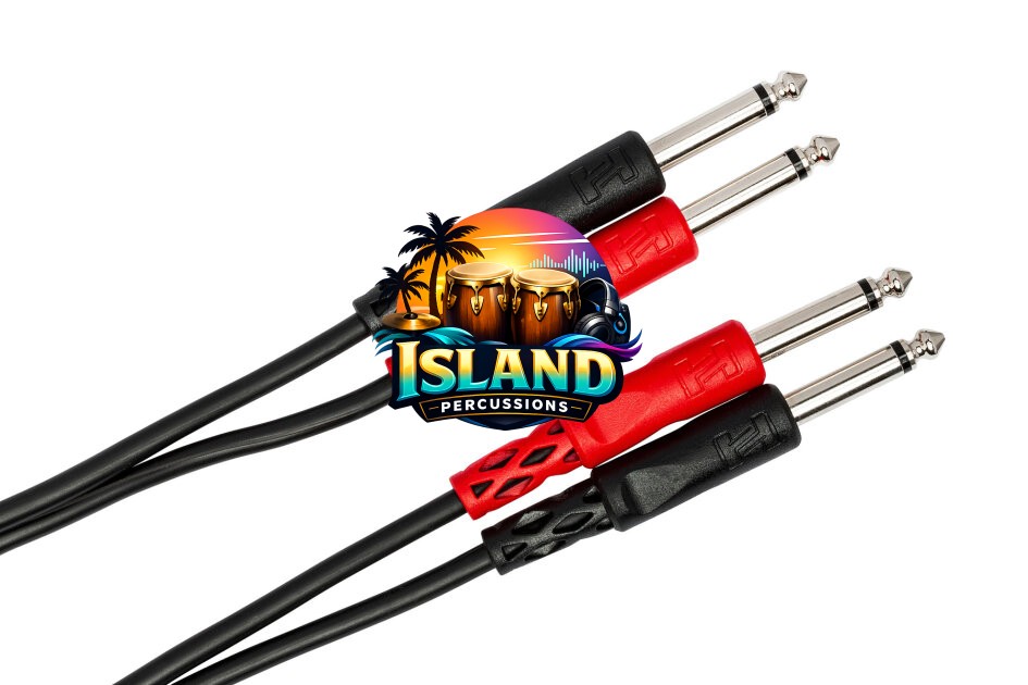 Hosa Dual Instrument Cable (1/4" TS x 2)