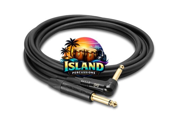 Hosa Edge Guitar Cable, Straight to Right-Angle