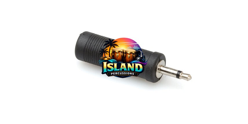 Hosa GMP113 Female Mono 1/4" TS to Male Mono 1/8" TS Adapter