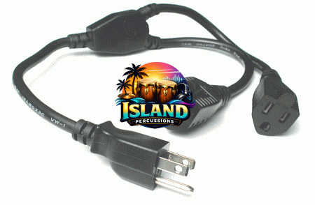 Hosa Grounded Power Y-Cable