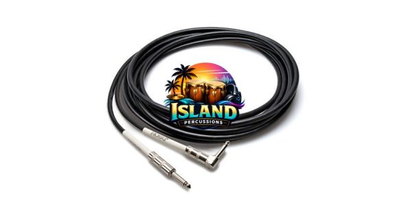 Hosa GTR-200R Instrument Cable with Right Angle Plug