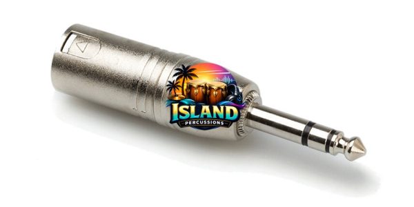 Hosa GXP246 Male XLR to Male 1/4" TRS Adapter