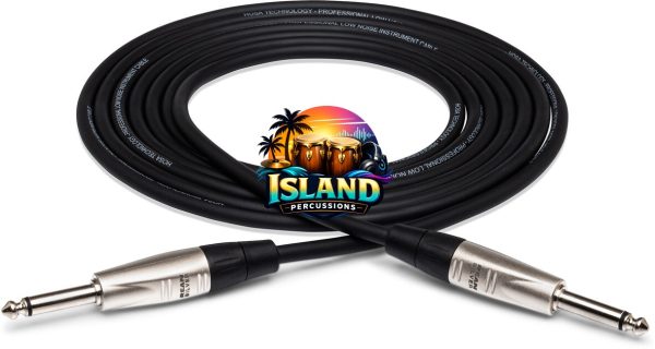 Hosa HPP-000 Pro REAN 1/4-Inch TS to 1/4-Inch TS Unbalanced Interconnect Cable