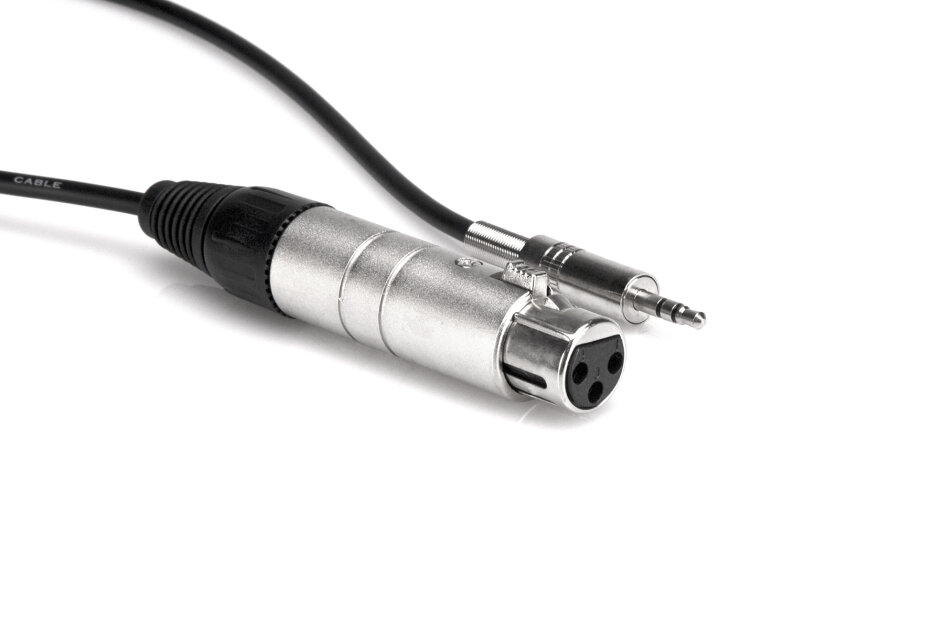 Hosa MIT-156 Impedance Matcher Transformer, XLR-3F to 1/8" TRS