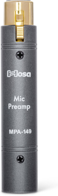 Hosa MPA-149 XLRM to XLRF Active Preamplifier