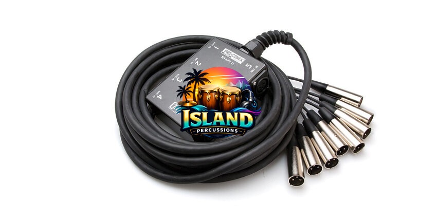 Hosa Pro-Conex Little Bro Sub Snake (XLR x 8)