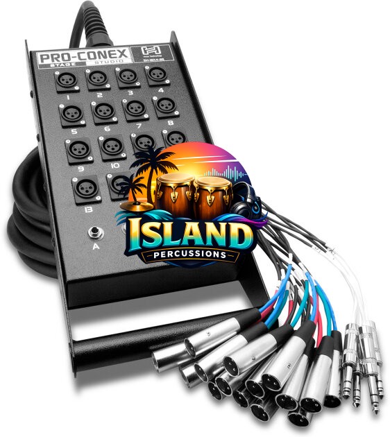 Hosa Pro-Conex Stage Box Snake (16 XLR x 4 TRS)