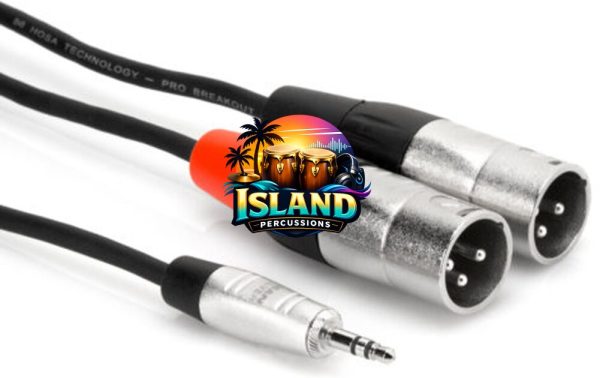 Hosa Pro Stereo Breakout 1/8" TRS to XLR