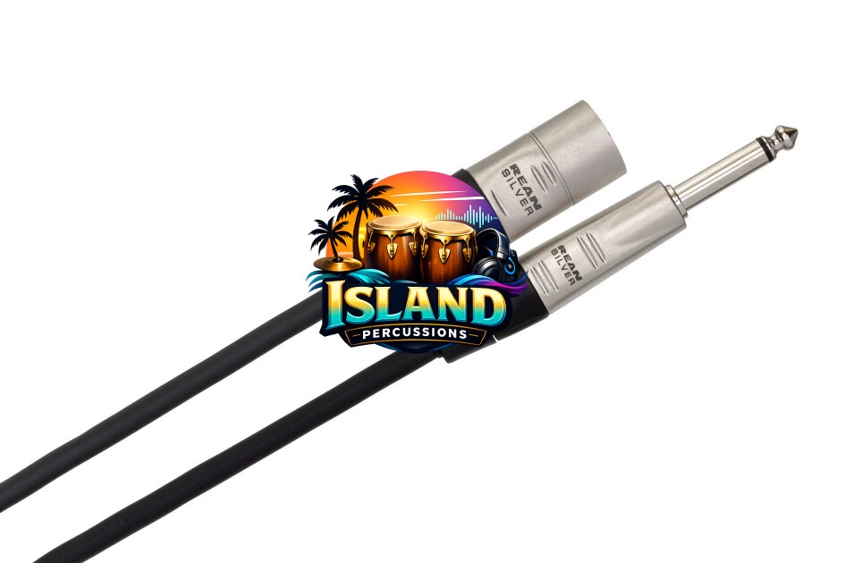 Hosa Pro Unbalanced REAN 1/4" TS to XLR3-M Interconnect Cable