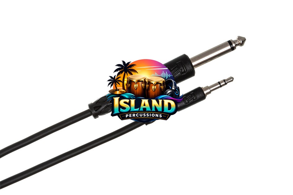 Hosa Stereo 1/8" TRS to Mono 1/4" TS Cable