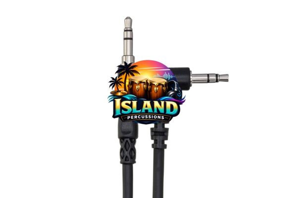 Hosa Stereo Interconnect 3.5 mm Right-Angle TRS to TRS Cable